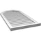 Ekena Millwork Octagonal Top Surface Mount PVC Gable Vent w/ 2"W x 2"P Brickmould Sill Frame, 22"W x 42"H GVPOT22X4203SN - alternate 5